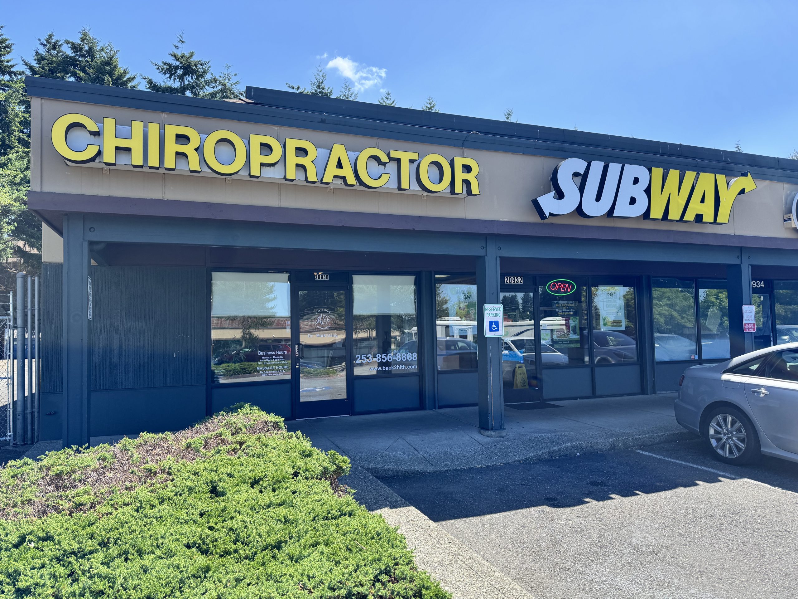 about our chiropractic office Kent, WA